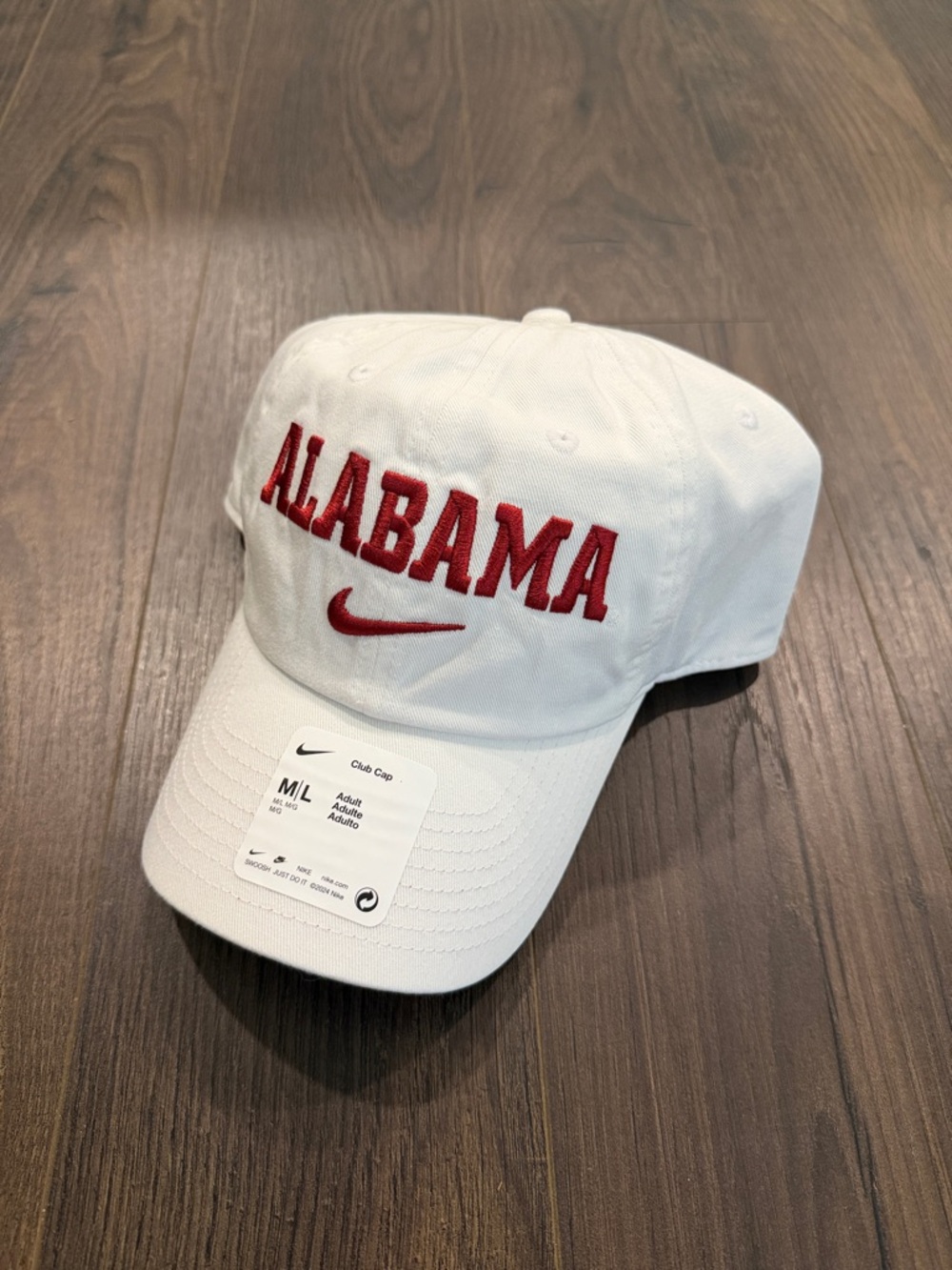 Nike White Baseball Cap - ALABAMA